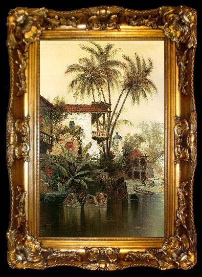 framed  Edwin Deakin Old Panama, ta009-2